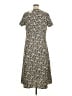 Levi's 100% Polyester Print Gray Casual Dress Size 1X - photo 2