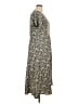 Levi's 100% Polyester Print Gray Casual Dress Size 1X - photo 4