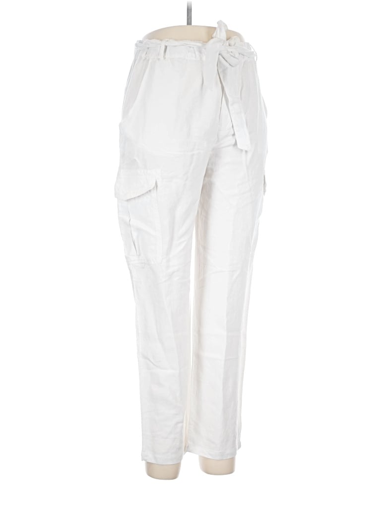 Pre-owned Yfb Linen Pants In White