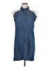Standards & Practices Blue Casual Dress Size M - photo 1