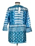 Soft Surroundings 100% Cotton Blue Kimono Size L (petite) - photo 2