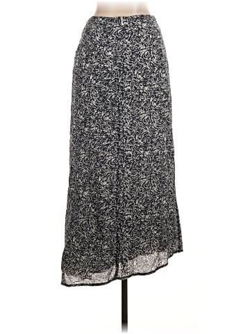 Madewell Ruched Asymmetric Midi Skirt (view 2)