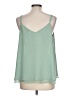 Torrid 100% Polyester Green Sleeveless Blouse Size Lg Plus (0) - photo 2