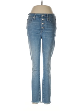 Madewell 9" High-Rise Skinny Crop Jeans: Button-Front Edition (view 1)