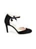 Nine West 100% Leather Black Heels Size 8 - photo 1