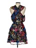 Slate & Willow 100% Polyester Paisley Blue Black Cocktail Dress Size XS - photo 2