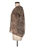 Element Animal Print Brown Short Sleeve Top Size M - photo 5