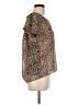 Element Animal Print Brown Short Sleeve Top Size M - photo 4