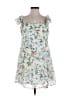 Wild Fable 100% Polyester Floral White Casual Dress Size M - photo 1