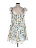 Wild Fable 100% Polyester Floral White Casual Dress Size M - photo 2