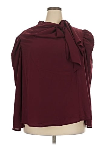 ELOQUII Long Sleeve Blouse (view 1)