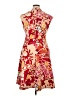 Natori Print Red Cocktail Dress Size 16 - photo 2
