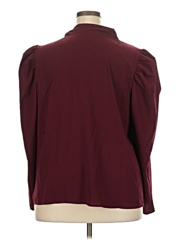 ELOQUII Long Sleeve Blouse (view 2)