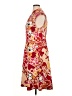 Natori Print Red Cocktail Dress Size 16 - photo 5