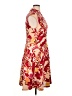 Natori Print Red Cocktail Dress Size 16 - photo 4