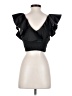 Lulus 100% Polyester Black Sleeveless Blouse Size S - photo 2