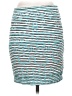 THML Print Teal Casual Skirt Size S - photo 2