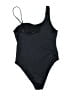 Topshop Solid Black One Piece Swimsuit Size 12 - photo 2