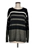 Planet By Lauren G Stripes Black Pullover Sweater One size - photo 1