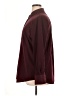 Nine West 100% Polyester Solid Burgundy Long Sleeve Blouse Size XL - photo 5