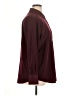 Nine West 100% Polyester Solid Burgundy Long Sleeve Blouse Size XL - photo 4