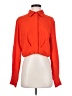 Dynamite 100% Polyester Orange Long Sleeve Blouse Size S - photo 1