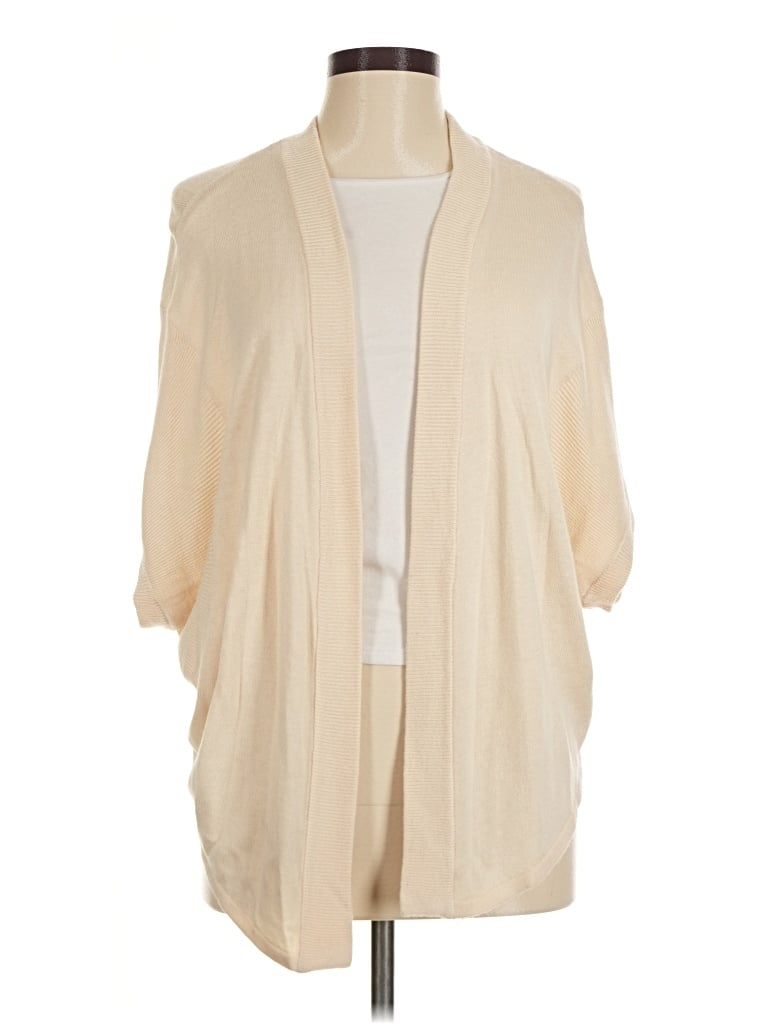 Pre-owned Joan Vass Cardigan Sweater In Ivory