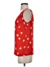 Tory Burch 100% Silk Hearts Red Sleeveless Silk Top Size 2 - photo 5