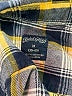 Faded Glory Plaid Yellow Long Sleeve Button-Down Shirt Size M - photo 7