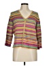 Michael Simon Yellow Pink Cardigan Size M - photo 1