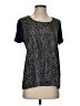 Collective Concepts 100% Polyester Blue Short Sleeve Top Size S - photo 1