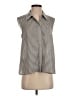 BCBGeneration 100% Polyester Stripes Gray Sleeveless Blouse Size S - photo 1