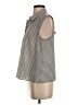 BCBGeneration 100% Polyester Stripes Gray Sleeveless Blouse Size S - photo 5