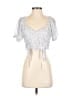 Storia White Short Sleeve Blouse Size S - photo 1