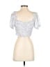 Storia White Short Sleeve Blouse Size S - photo 2