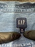 Gap 100% Cotton Blue Long Sleeve Button-Down Shirt Size M - photo 7