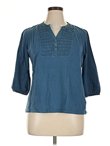 Style&Co 3/4 Sleeve Blouse (view 1)