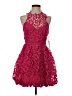 Saylor 100% Polyester Burgundy Cocktail Dress Size S - photo 1