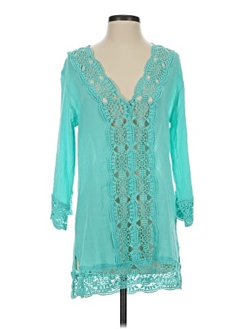La Blanca 3/4 Sleeve Blouse (view 1)