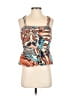 Chufy 100% Cotton Orange Sleeveless Top Size L - photo 1