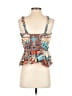 Chufy 100% Cotton Orange Sleeveless Top Size L - photo 2