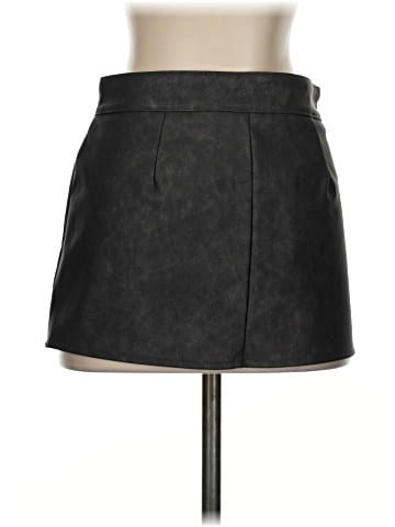Edikted Faux Leather Skirt (view 2)
