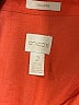 Chico's 100% Linen Orange 3/4 Sleeve Button-Down Shirt Size Lg (2) - photo 7