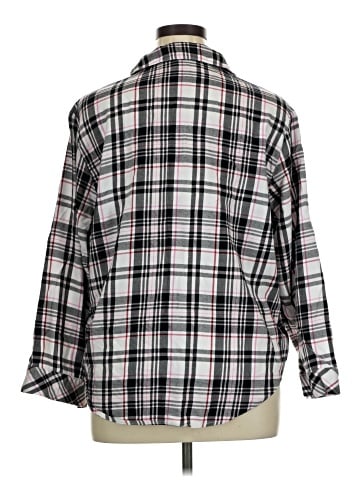 Victoria's Secret 3/4 Sleeve Button-Down Shirt (view 2)