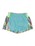 Skechers 100% Polyester Color Block Green Athletic Shorts Size 10 - 12 - photo 1