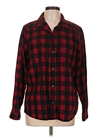 L.L.Bean Long Sleeve Button-Down Shirt (view 1)