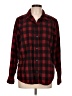 L.L.Bean 100% Cotton Plaid Red Long Sleeve Button-Down Shirt Size L - photo 1