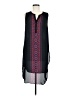 DR2 100% Polyester Black Casual Dress Size M - photo 1