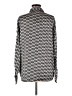 Heartbreaker 100% Polyester Houndstooth Silver Long Sleeve Blouse Size 6 - photo 2