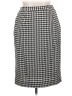 Sandro Sportswear Checkered-gingham Black Wool Skirt Size 16 - photo 1